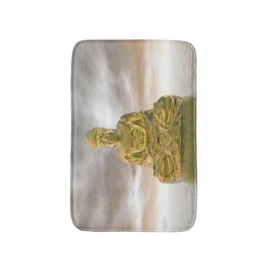 Golden buddha - 3D rendering Badmat (Voorkant Verticaal)