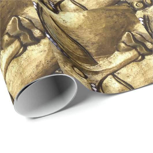 Golden Buddha Blessing Inspirerend Love Cadeaupapier (Rol Hoek)