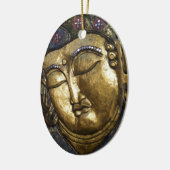 Golden Buddha Blessing Inspirerend Love Keramisch Ornament (Links)