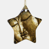 Golden Buddha Blessing Inspirerend Love Keramisch Ornament (Rechts)