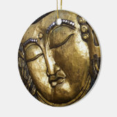 Golden Buddha Blessing Inspirerend Love Keramisch Ornament (Links)