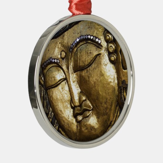Golden Buddha Blessing Inspirerend Love Metalen Ornament (Rechts)