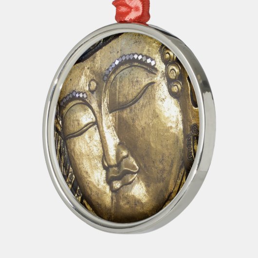 Golden Buddha Blessing Inspirerend Love Metalen Ornament (Links)