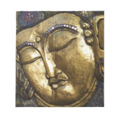 Golden Buddha Blessing Inspirerend Love Notitieblok (Voorkant)