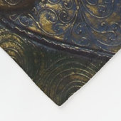 Golden Buddha Blessing Meditation Fleece Blanket (Hoek)