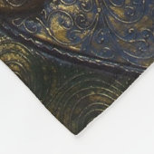 Golden Buddha Blessing Meditation Fleece Blanket Deken (Hoek)