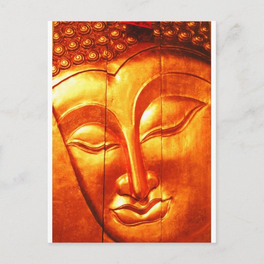 Golden Buddha Briefkaart (Voorkant)
