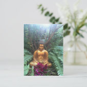 Golden buddha briefkaart (Staand voorkant)