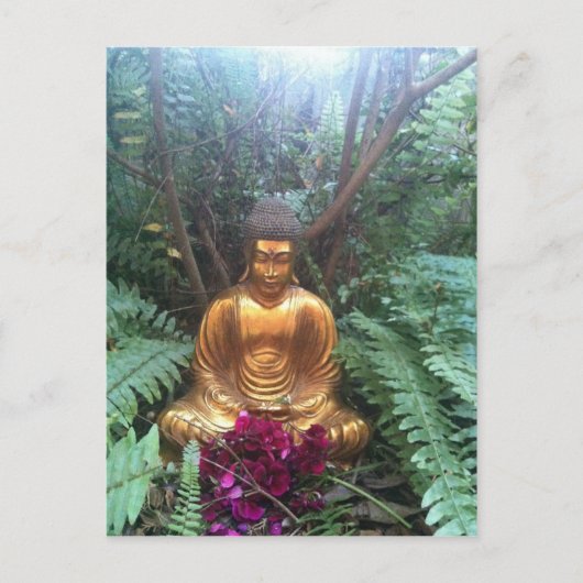 Golden buddha briefkaart (Voorkant)