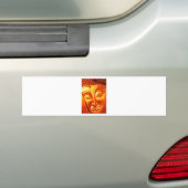 Golden Buddha Bumpersticker (Op auto)