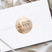 Golden Buddha Business Salon Ronde Sticker