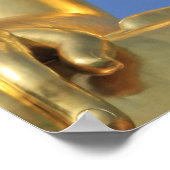 Golden Buddha Chiang Rai Thailand Poster (Hoek)