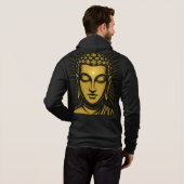 Golden Buddha Derde Oog T-shirt | Spiritueel ontwa (Achterkant volledig)