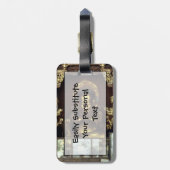 Golden Buddha Easy ID Personal Bagagelabel (Achterkant verticaal)