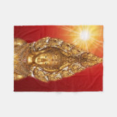 golden buddha fleece deken (Voorkant (Horizontaal))