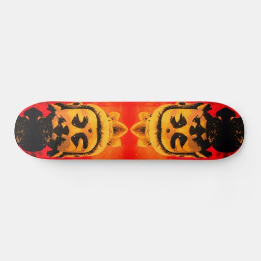 Golden Buddha Head Persoonlijk Skateboard (Horizontaal)