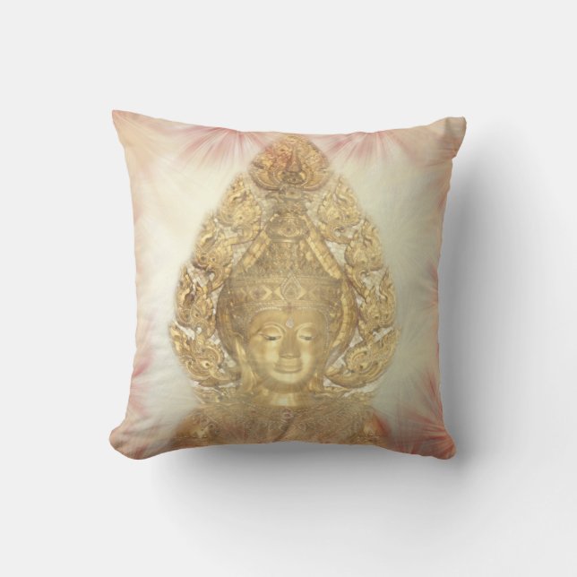 golden buddha kussen (Voorkant)