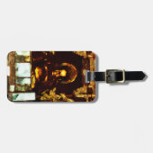 Golden Buddha Kyoto Japan Abstract indrukwekkend Bagagelabel (Voorkant horizontaal)