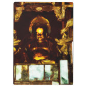 Golden Buddha Kyoto Japan Abstract indrukwekkend Klembord (Achterkant)