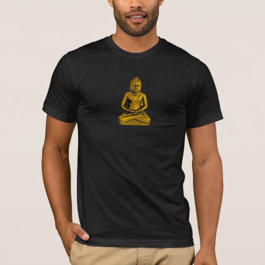 Golden Buddha Mannen T-Shirt (Voorkant)