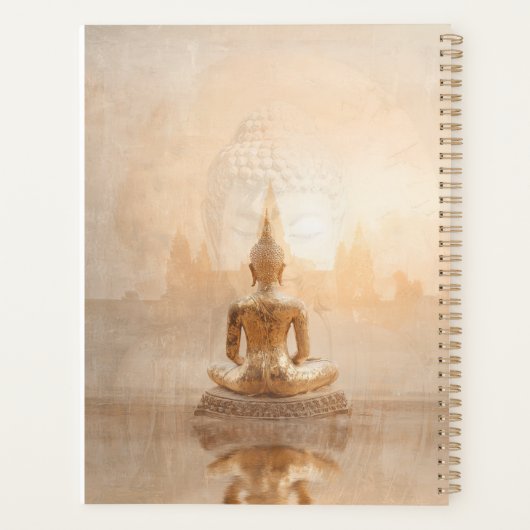 Golden Buddha Monogram Planner (Achterkant)