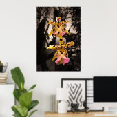 Golden Buddha Orchids Poster (Thuiskantoor)