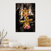 Golden Buddha Orchids Poster (Keuken)