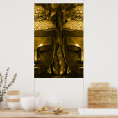 Golden Buddha Poster Print (Keuken)