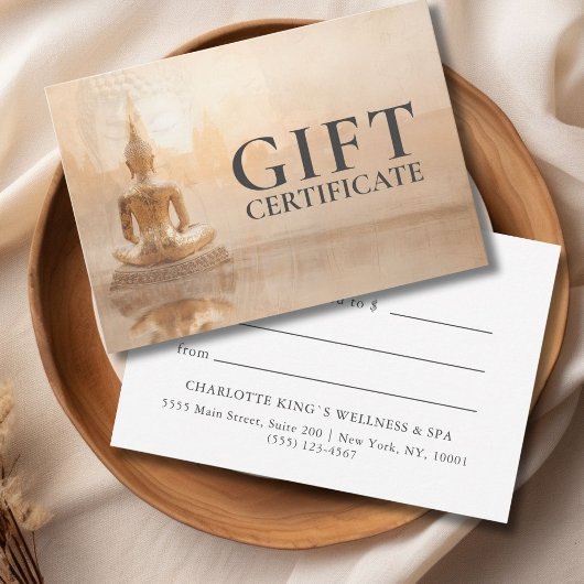 Golden Buddha – Salon Business Gift Certificate