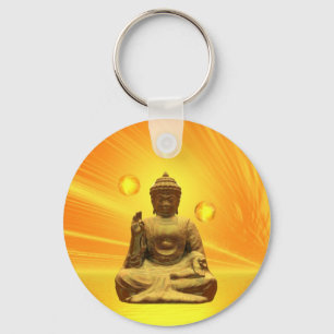 Golden Buddha Sleutelhanger
