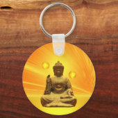 Golden Buddha Sleutelhanger (Voorkant)