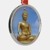 Golden Buddha standbeeld Metalen Ornament (Rechts)
