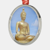 Golden Buddha standbeeld Metalen Ornament (Links)