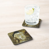 Golden Buddha Statue Inspirerend Love Onderzetter (Rechterzijde)