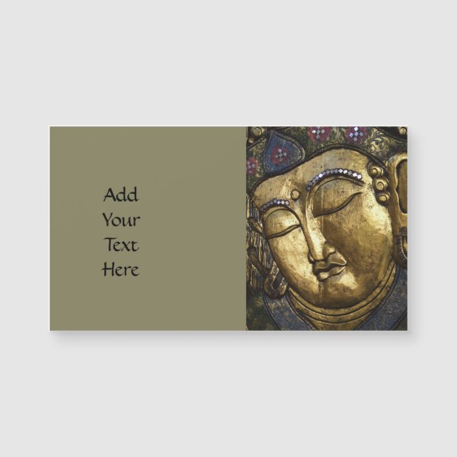 Golden Buddha verslaafd Visitekaartje (Voorkant)