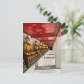 Golden Buddha Wat Pho Thailand Briefkaart (Staand voorkant)