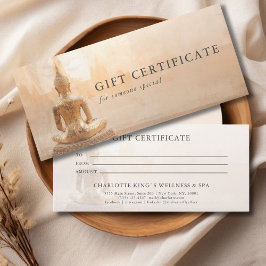 Golden Buddha – Yoga Reiki Salon Gift Certificate