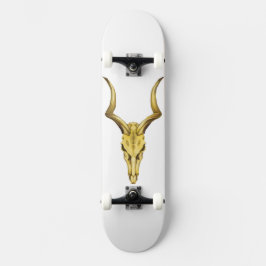 Golden buffelschedel persoonlijk skateboard