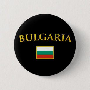 Golden Bulgarije Ronde Button 5,7 Cm