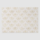 Golden Bumble Bee met kroonpatroon Tissuepapier (Voorkant)