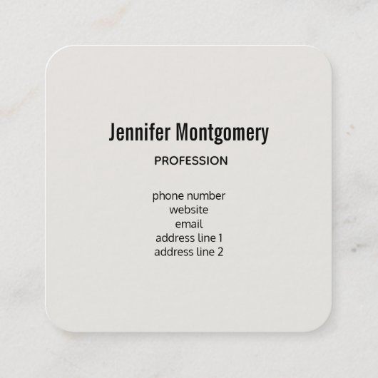 Golden Bumble Bee met kroonpatroon Vierkante Visitekaartje (Achterkant)