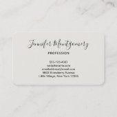 Golden Bumble Bee met kroonpatroon Visitekaartje (Achterkant)