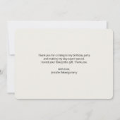 Golden Bumble Bee Pattern Hartelijk dank Bedankkaart (Achterkant)