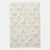 Golden Bumble Bee Pattern Theedoek (Verticaal)