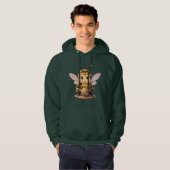 Golden Bumblebee in Bloom Dance.10 Hoodie (Voorkant volledig)