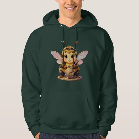 Golden Bumblebee in Bloom Dance.10 Hoodie (Voorkant)
