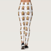 Golden Bumblebee in Bloom Dance.10 Leggings (Achterkant)