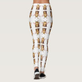 Golden Bumblebee in Bloom Dance.10 Leggings (Achterkant)