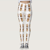 Golden Bumblebee in Bloom Dance.10 Leggings (Voorkant)
