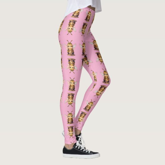 Golden Bumblebee in Bloom Dance.10 Leggings (Rechts)